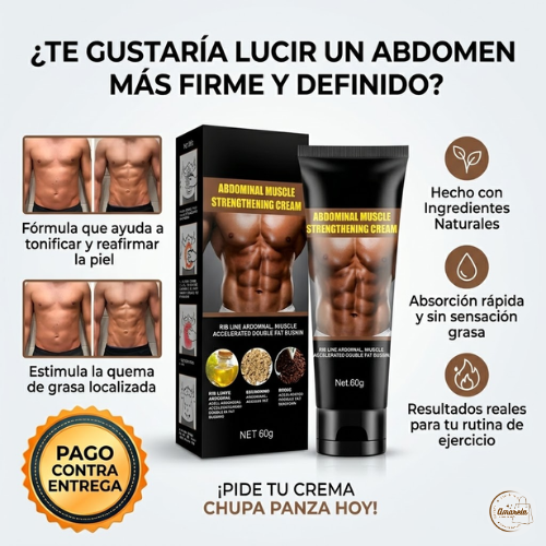 Crema Adelgazante Abdominal Chupa Panza