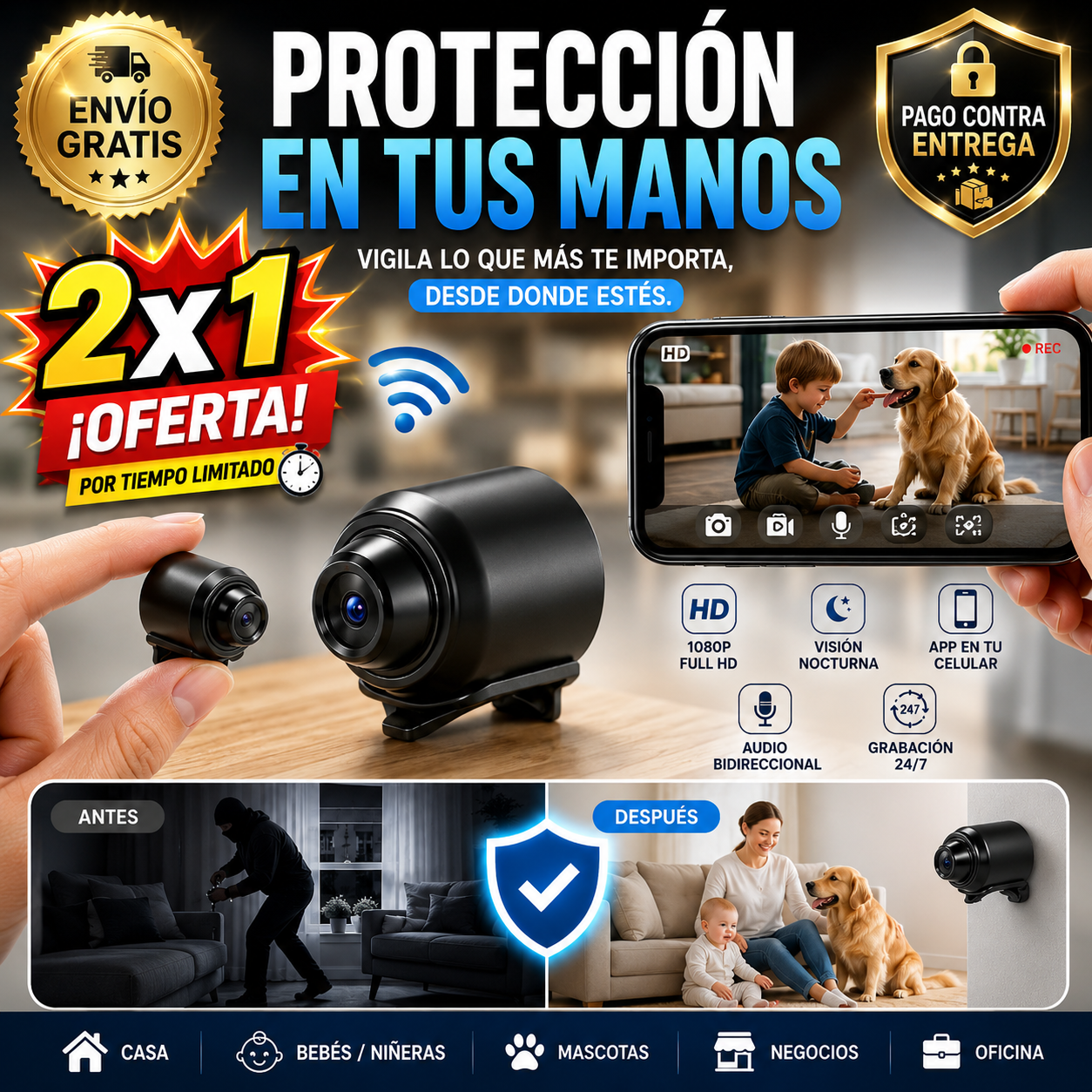 2x1 X5®: Vigila Tu Casa Desde Tu Celular