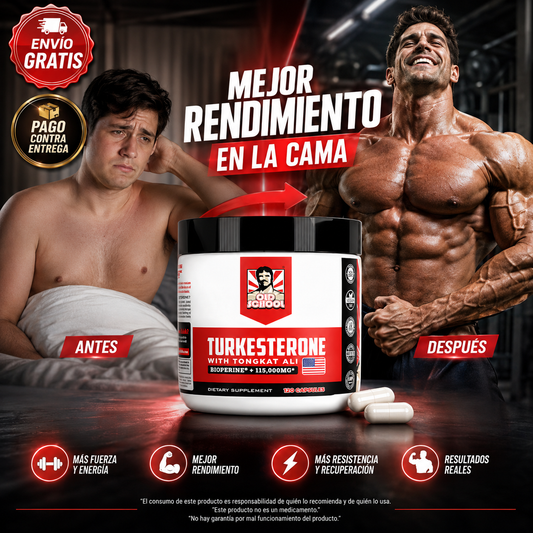 Turkesterone Old School®: Energía y recuperación de nivel profesional para tu entrenamiento