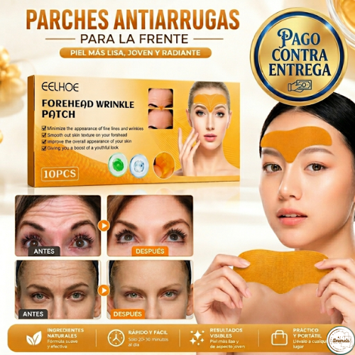 Parches Antiarrugas para Frente con Efecto Lifting y Fórmula Natural