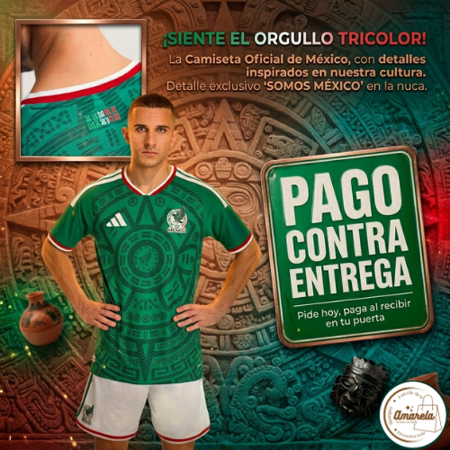 Camiseta Mexicana - Mundial 2026