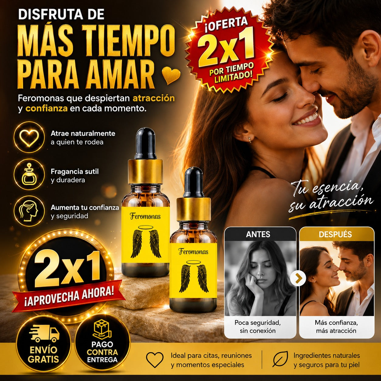 2x1 Aura Magnética™ | Aceite de Feromonas Concentrado (🔥 ¡Ultimas Unidades!)