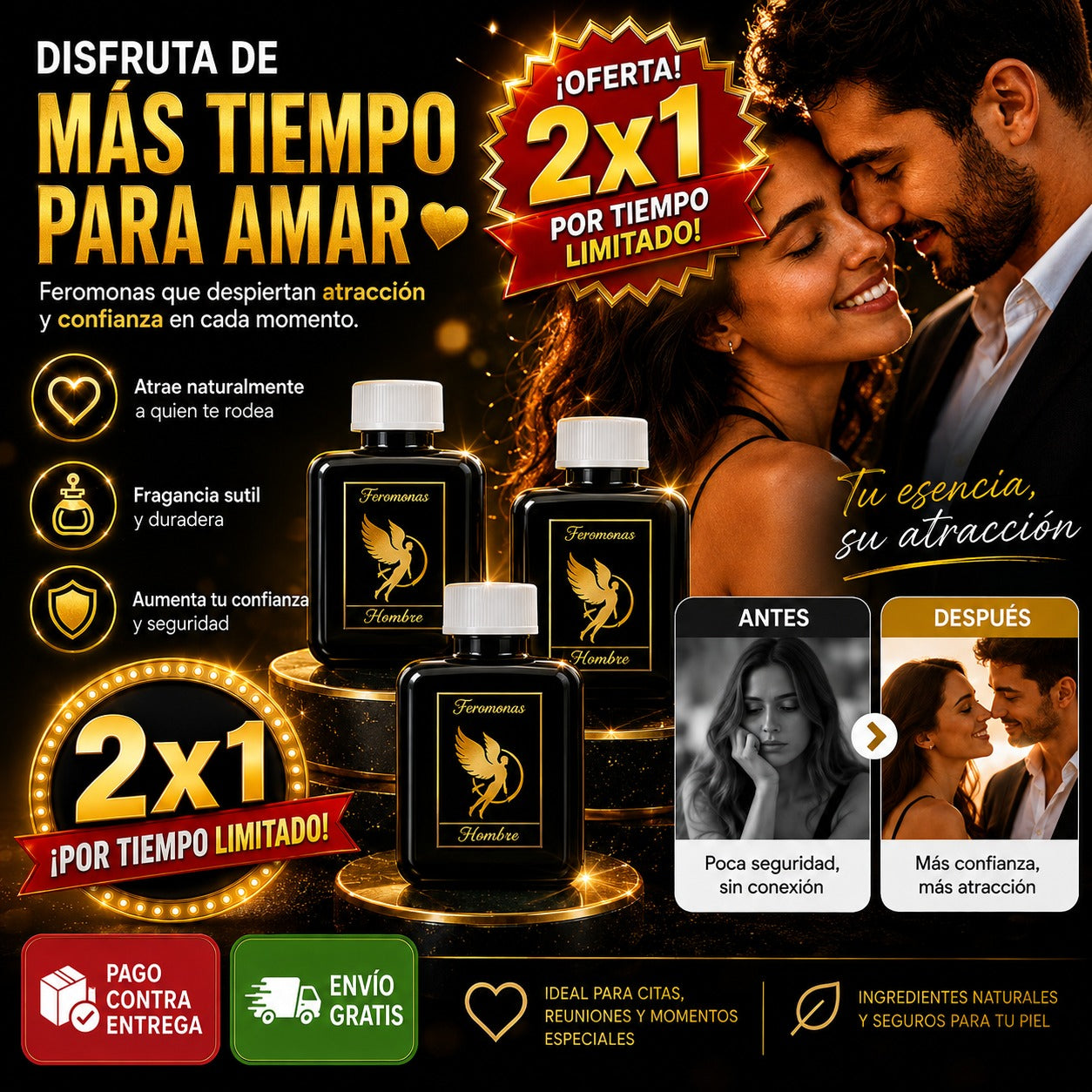 2x1 Aura Magnética™ | Aceite de Feromonas Concentrado (🔥 ¡Ultimas Unidades!)