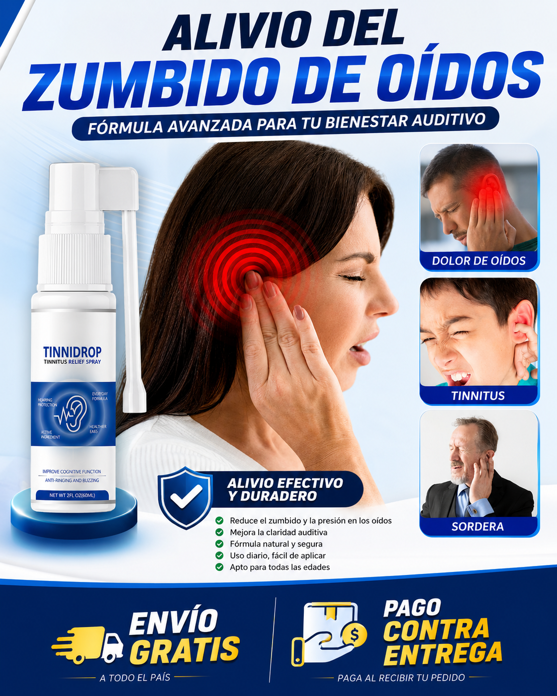 TINNIDROP® - SPRAY PURIFICADOR - Compra 1 y Llévate 1 GRATIS 🎁🎁