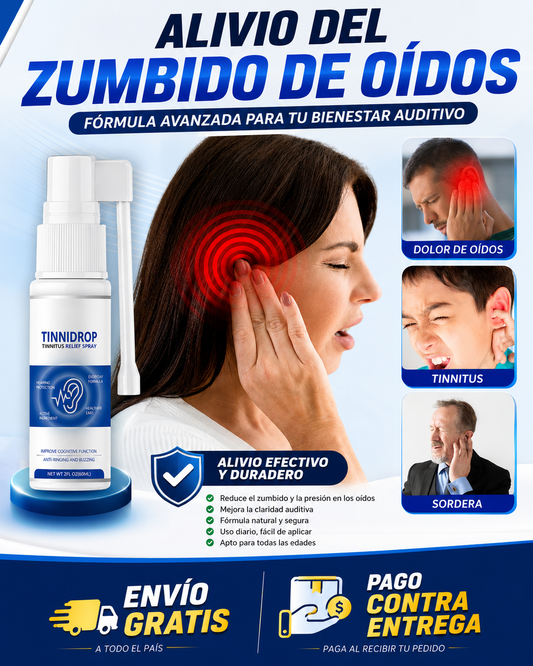 TINNIDROP® - SPRAY PURIFICADOR - Compra 1 y Llévate 1 GRATIS 🎁🎁