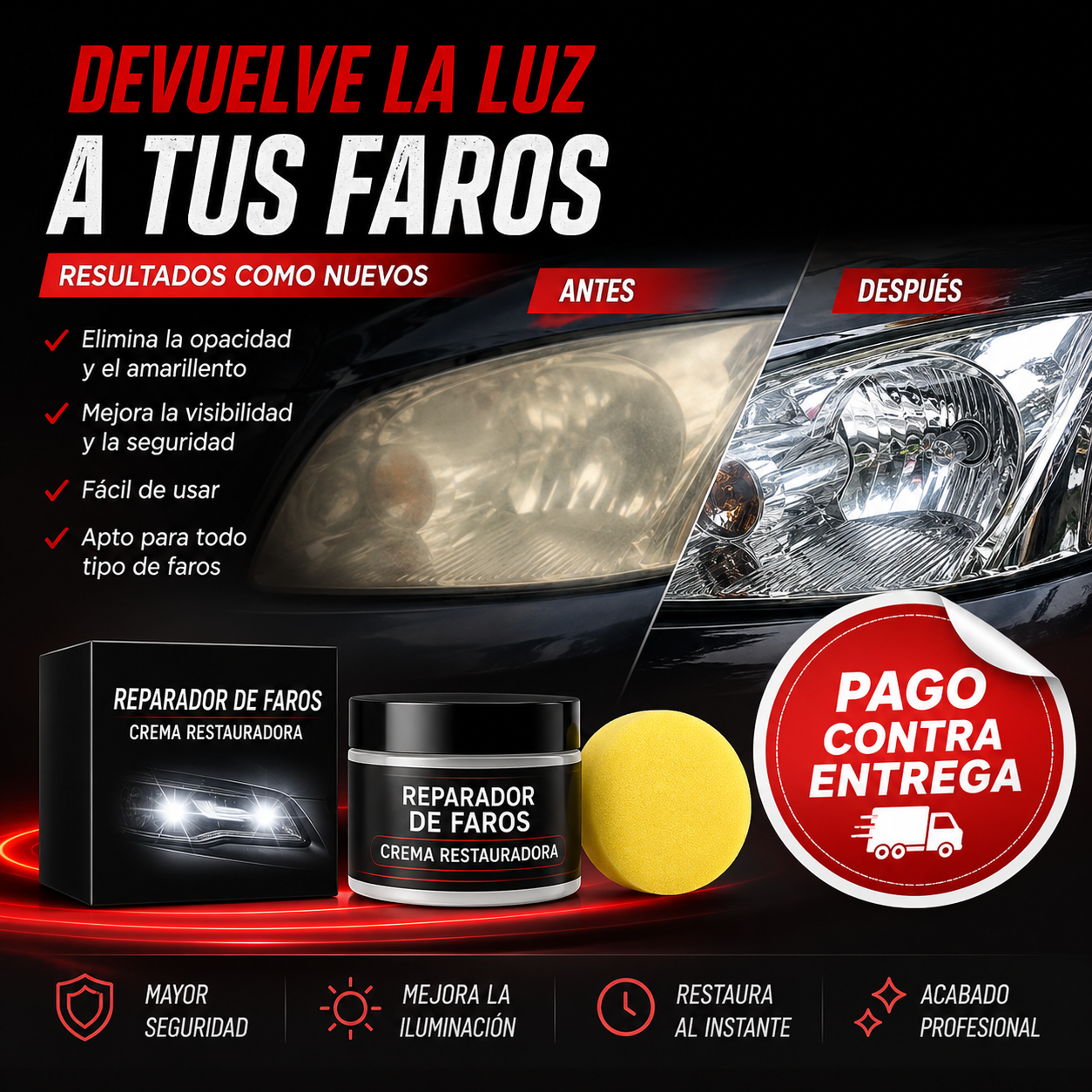 Crema Restauradora De Faros