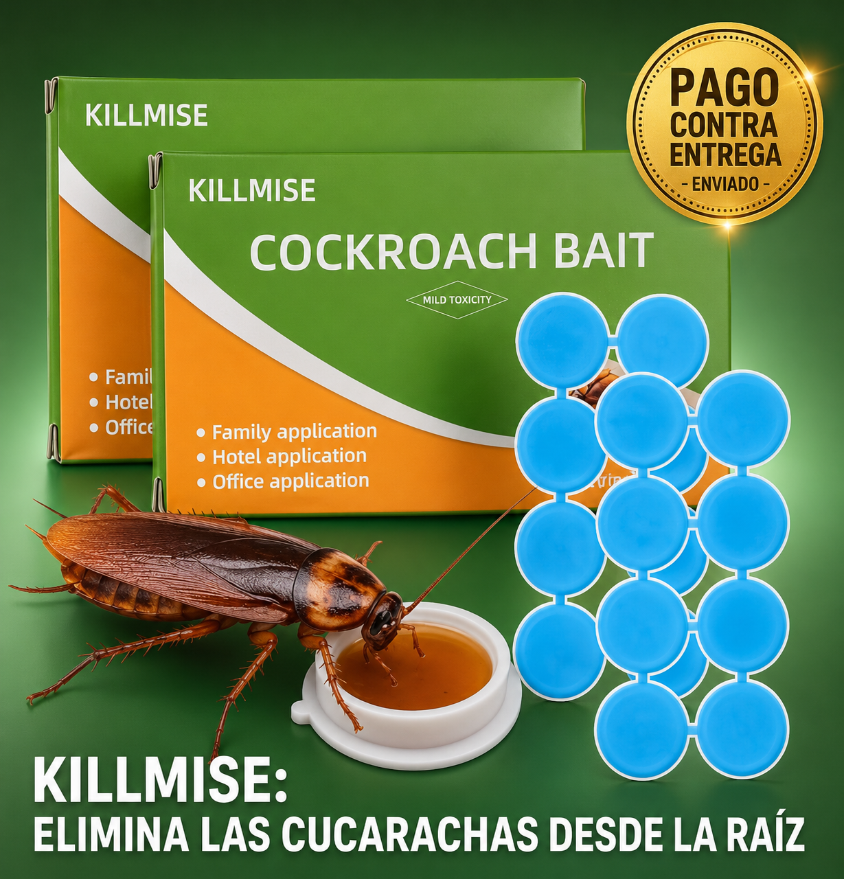 Repelente De Cucarachas 8 Comprimidos
