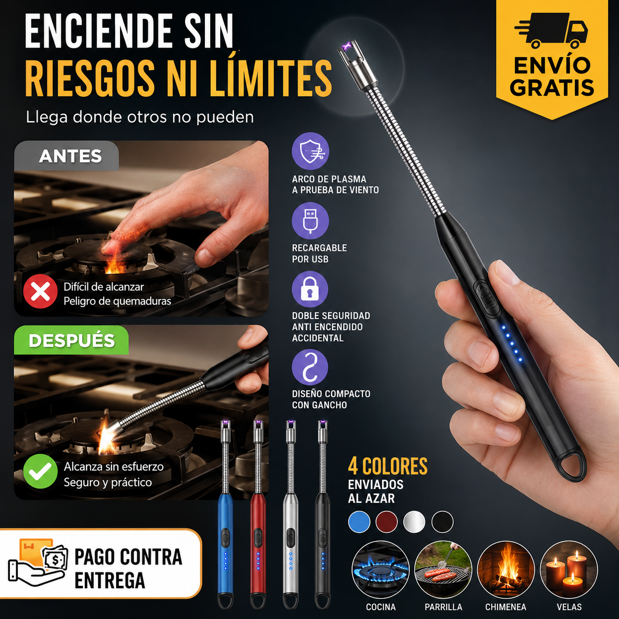 ArcLight Pro®: Enciende cualquier rincón sin quemarte los dedos