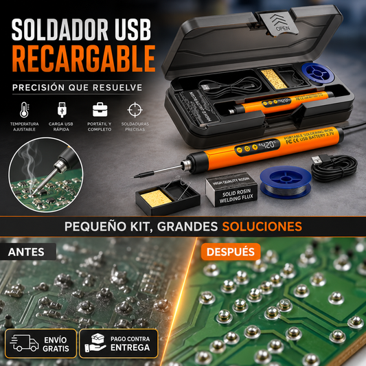 SolderPro Kit®: Soldadura de precisión, en cualquier lugar y sin cables complicados