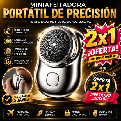 Mini Afeitadora Portátil - Compra 1 y Llévate 1 GRATIS 🎁🎁