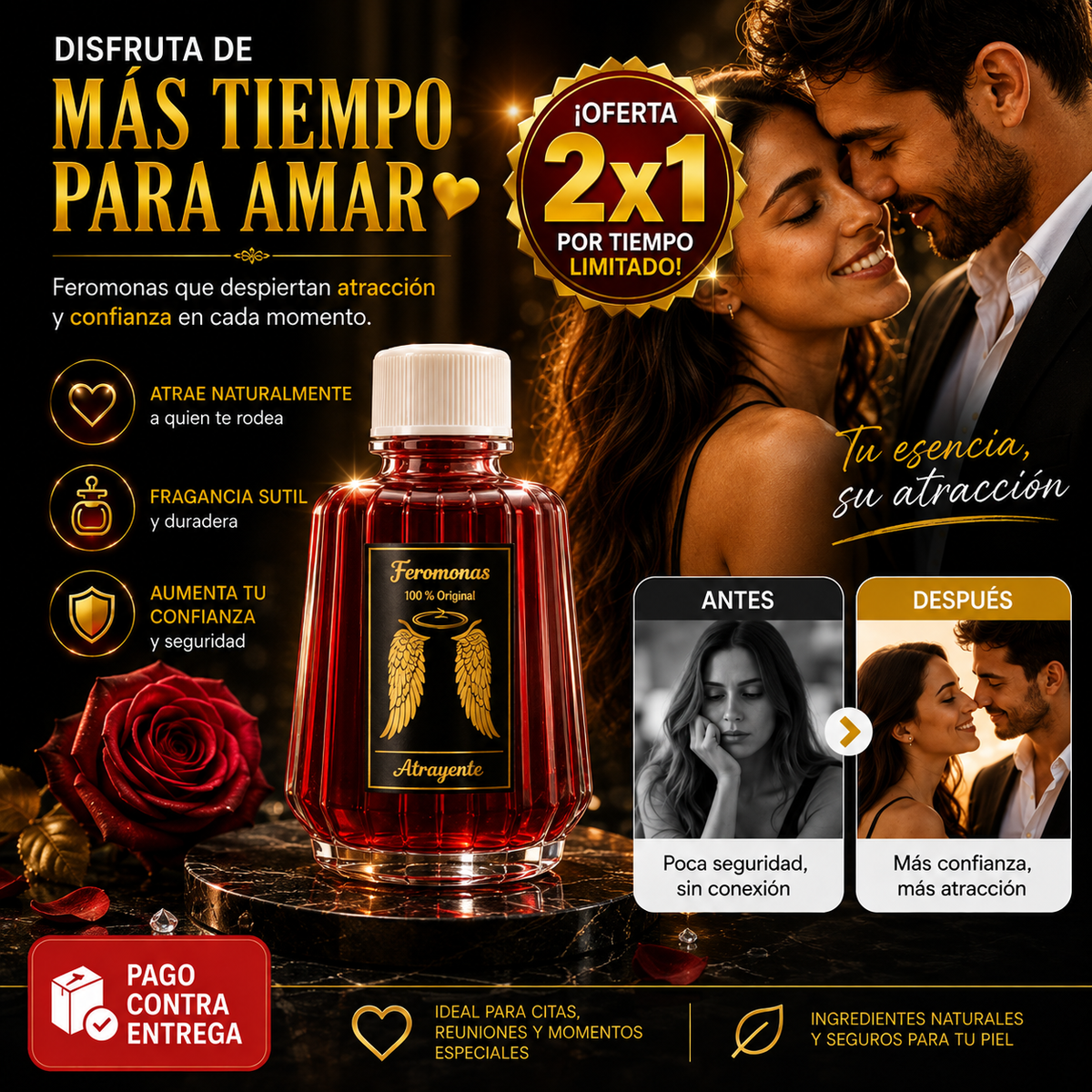2x1 Aura Magnética™ | Aceite de Feromonas Concentrado (🔥 ¡Ultimas Unidades!)