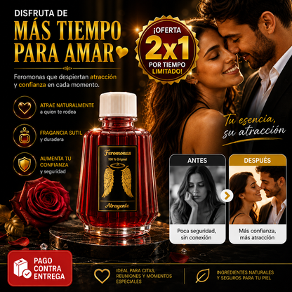2x1 Aura Magnética™ | Aceite de Feromonas Concentrado (🔥 ¡Ultimas Unidades!)