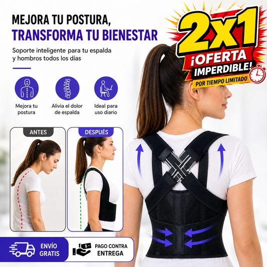 2x1 ErgoBack®: Postura Firme, Espalda Sin Fatiga