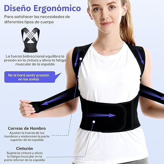 2x1 ErgoBack®: Postura Firme, Espalda Sin Fatiga